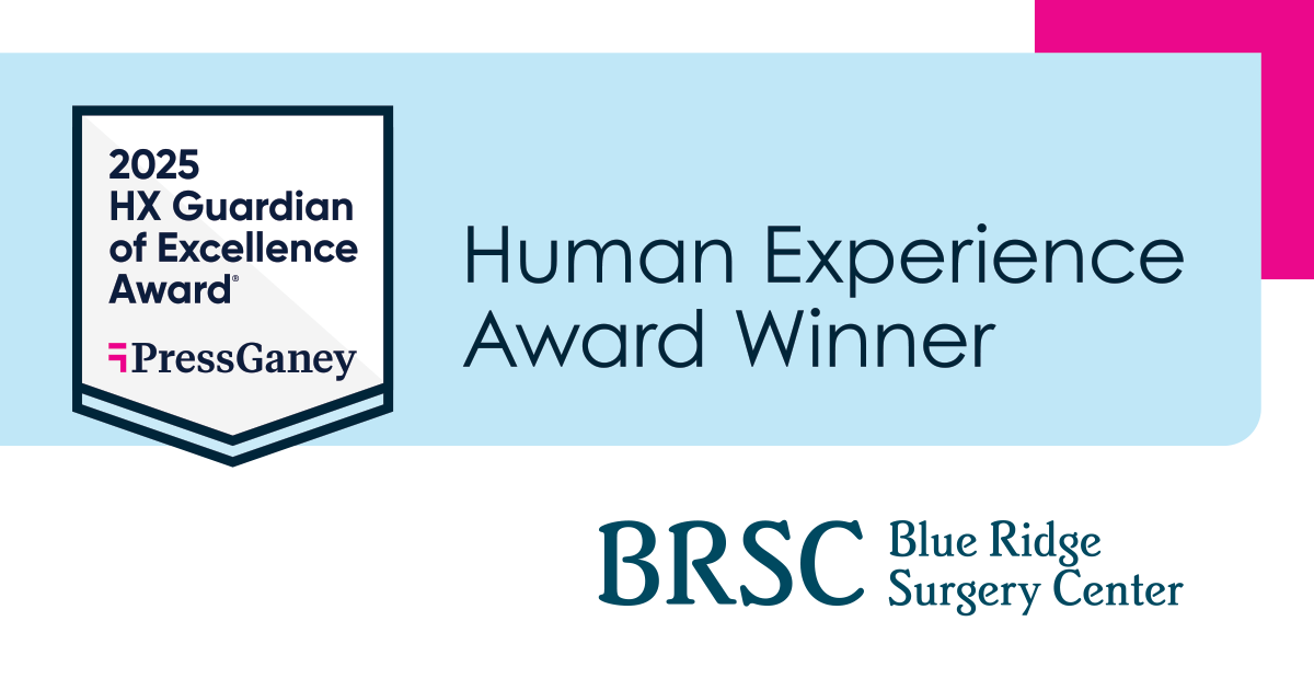 Blue Ridge Surgery Center Wins 2025 Press Ganey Human Experience Award